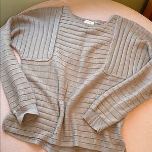 Promesa Women's Tan  Ribbed Sweater